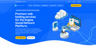 Sngine Community Hosting main page Sngine Community Hosting main page